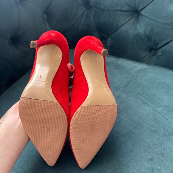 The Kooples red suede heels - added outsoles! - Picture 6 of 6